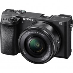 SONY Alpha α6300 E-mount Mirrorless Camera Body only ( Black ) + 16-50mm Power Zoom Lens